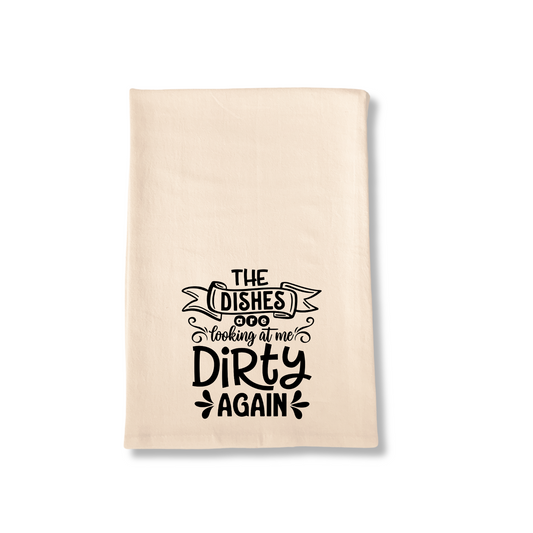 "Dirty Dishes" Tea Towel